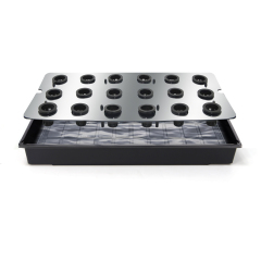 18-Cell 1020 Hydroponic Propagation Tray | Seed Starter Kit for Indoor Gardening & Plant Cloning,EDKFARM Grow Light System
