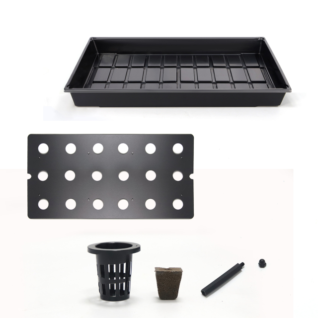 18-Cell 1020 Hydroponic Propagation Tray | Seed Starter Kit for Indoor Gardening & Plant Cloning,EDKFARM Grow Light System
