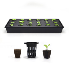 18-Cell 1020 Hydroponic Propagation Tray | Seed Starter Kit for Indoor Gardening & Plant Cloning,EDKFARM Grow Light System