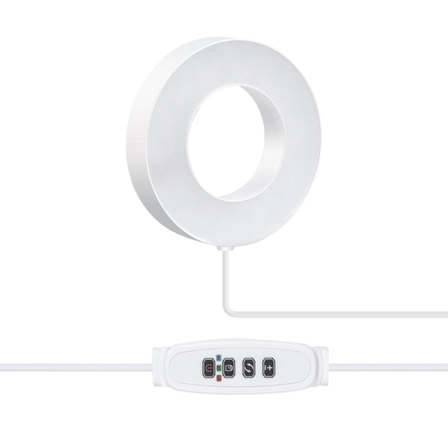 Decorative Ceiling-Mount Angel Grow Light 1 to 4 Ring DC5V USB Phytolamp for Indoor Plant Seedlings Home Flower Succulent,EDKFARM Grow Light System