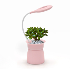 Versatile Mini Planting Pot with Adjustable & Timer-Controlled LED Grow Light,EDKFARM Grow Light System
