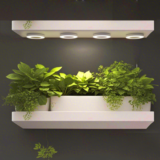 Decorative Ceiling-Mount Angel Grow Light 1 to 4 Ring DC5V USB Phytolamp for Indoor Plant Seedlings Home Flower Succulent,EDKFARM Grow Light System