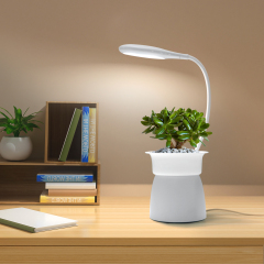 Versatile Mini Planting Pot with Adjustable & Timer-Controlled LED Grow Light,EDKFARM Grow Light System