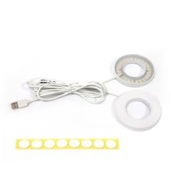 Decorative Ceiling-Mount Angel Grow Light 1 to 4 Ring DC5V USB Phytolamp for Indoor Plant Seedlings Home Flower Succulent,EDKFARM Grow Light System