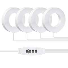 Decorative Ceiling-Mount Angel Grow Light 1 to 4 Ring DC5V USB Phytolamp for Indoor Plant Seedlings Home Flower Succulent,EDKFARM Grow Light System