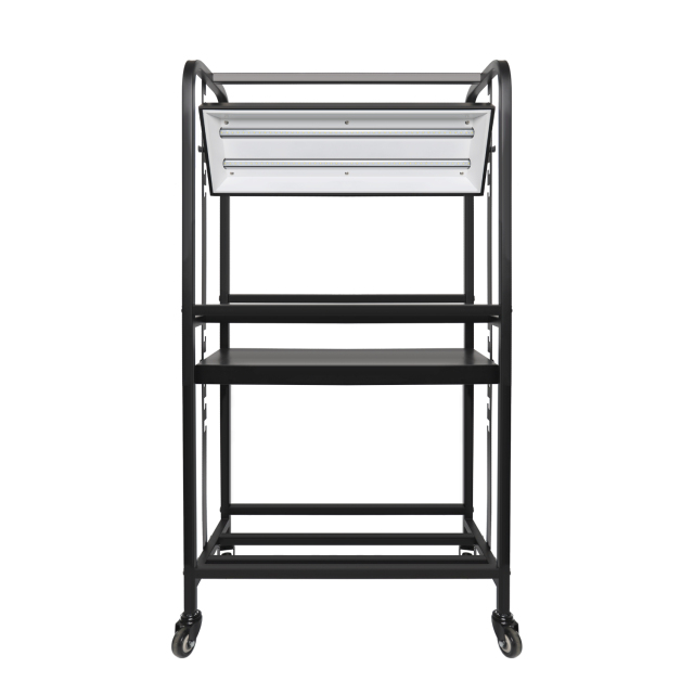 1.15m Adjustable Height 2-Tier Grow Light System – Plant Grow Stand for Seed Starting, Indoor Vegetables, and Herbs,EDKFARM Grow Light System