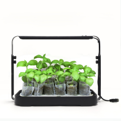 Gen 3 Adjustable Height Intelligent Garden Kit – Smart Timer Hydroponic Sprouter for Herbs, Microgreens & Seedlings on Office & Home Desks,EDKFARM Grow Light System