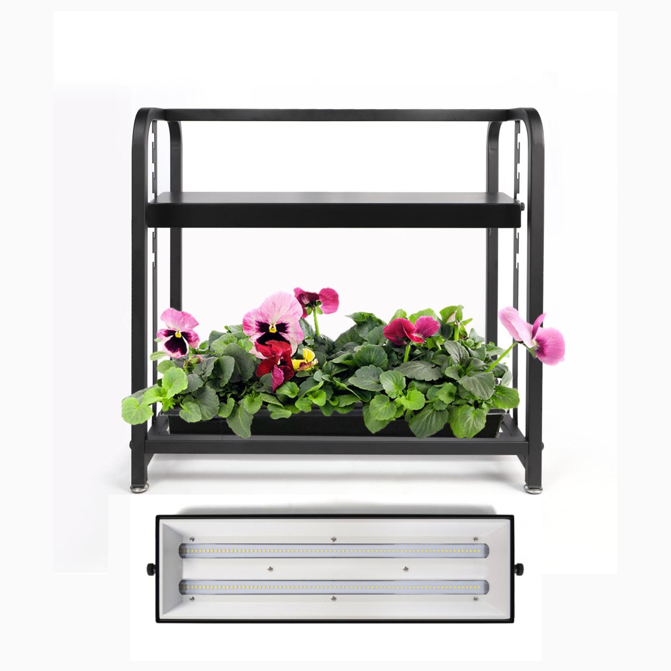 0.58m Desk Planter Tabletop Growing System Kit Grow Microgreen Herb Garden Planter Shelf Plant Light,EDKFARM Grow Light System