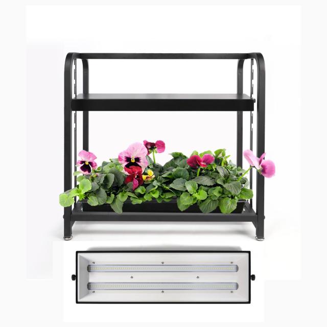 0.58m Desk Planter Tabletop Growing System Kit Grow Microgreen Herb Garden Planter Shelf Plant Light,EDKFARM Grow Light System