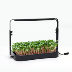 Gen 3 Adjustable Height Intelligent Garden Kit – Smart Timer Hydroponic Sprouter for Herbs, Microgreens & Seedlings on Office & Home Desks,EDKFARM Grow Light System