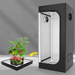 High Reflective 600D Diamond Mylar Canvas Grow Tent Kit System,EDKFARM Grow Light System