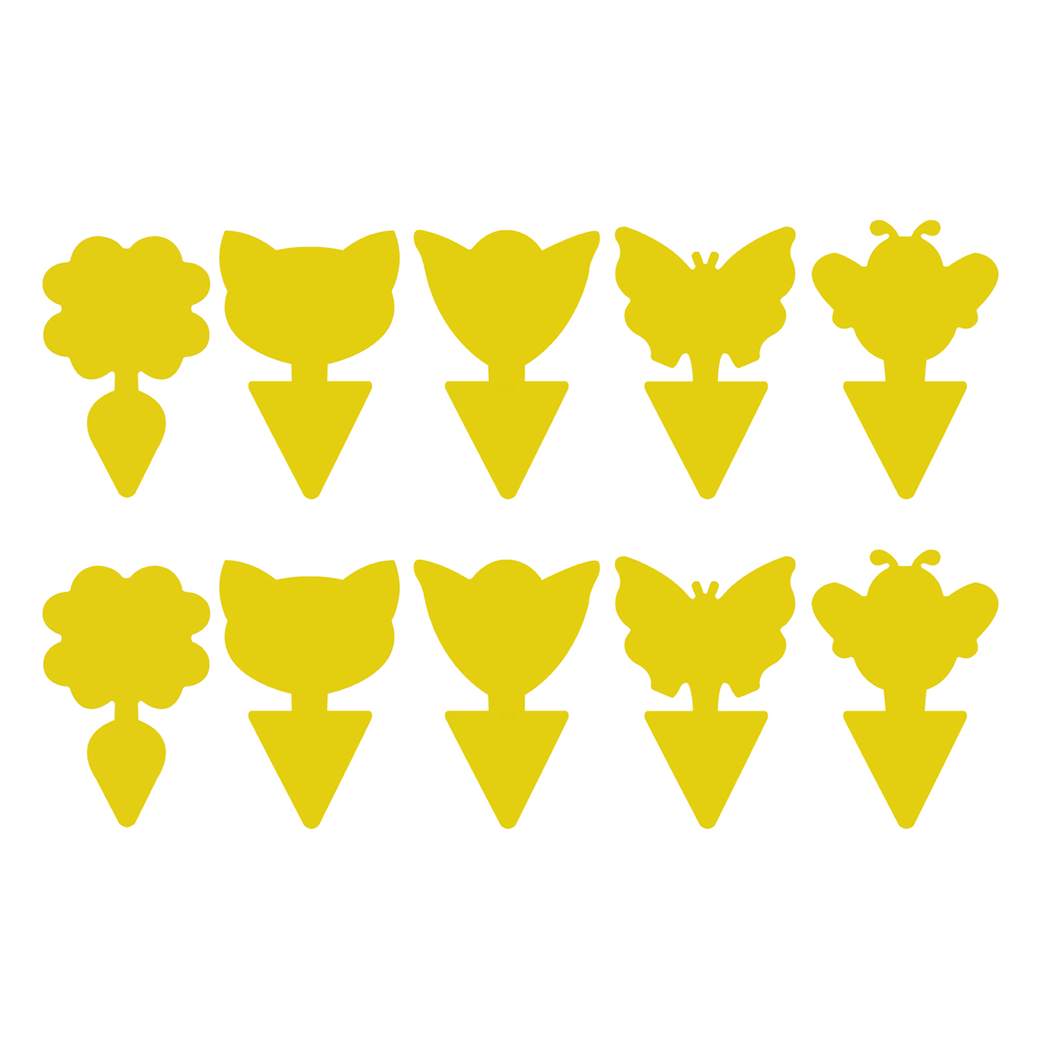 5 Shapes Yellow Sticky Traps Fungus Gnat Trap Outdoor Fruit Fly Flying Insect Catcher Traps for Houseplants, Kitchen No reviews yet 60 sold,EDKFARM Grow Light System