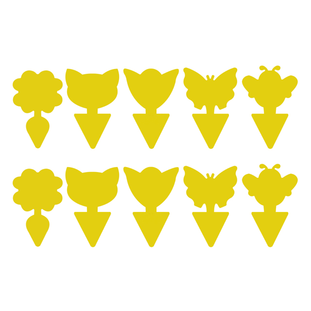 5 Shapes Yellow Sticky Traps Fungus Gnat Trap Outdoor Fruit Fly Flying Insect Catcher Traps for Houseplants, Kitchen No reviews yet 60 sold,EDKFARM Grow Light System