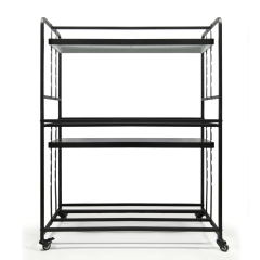 1.5m Adjustable Height 2-Tier Plant Stand with LED Grow Light – Ideal for Indoor Herb and Vegetable Growing,EDKFARM Grow Light System