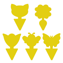 5 Shapes Yellow Sticky Traps Fungus Gnat Trap Outdoor Fruit Fly Flying Insect Catcher Traps for Houseplants, Kitchen No reviews yet 60 sold,EDKFARM Grow Light System