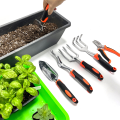 Complete 8-Piece Garden Tool Set — Essential Tools for Indoor and Outdoor Gardening,EDKFARM Grow Light System