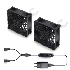 Mini Indoor Clip Fan with 3-Speed Control – Versatile Ventilation for Grow Tents, Vertical Racks, Desks, and More,EDKFARM Grow Light System