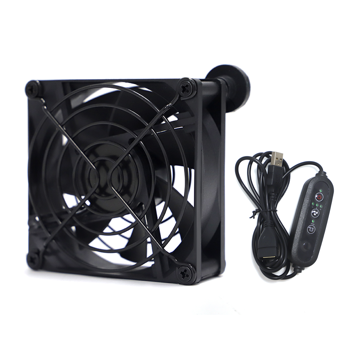 Mini Indoor Clip Fan with 3-Speed Control – Versatile Ventilation for Grow Tents, Vertical Racks, Desks, and More,EDKFARM Grow Light System