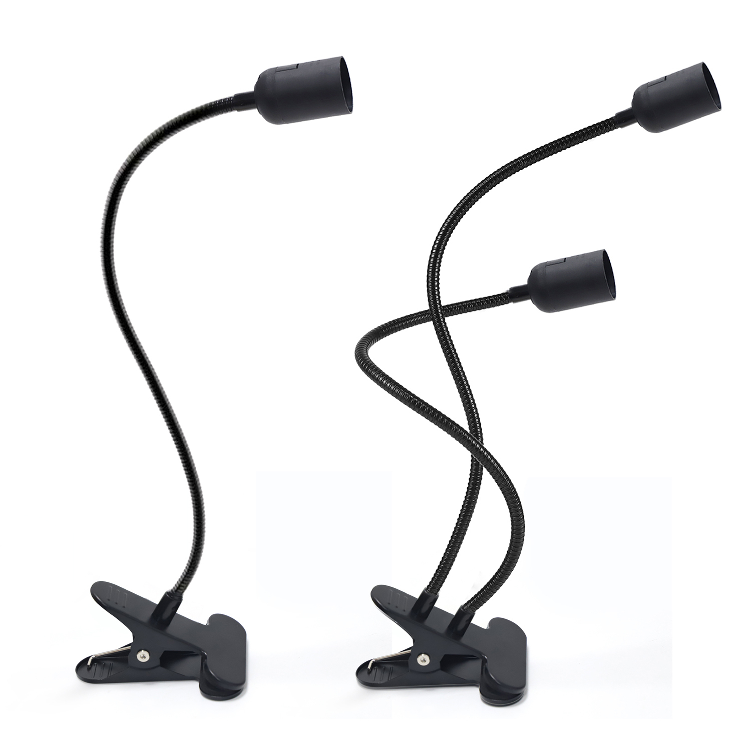 E26  / E27 double-ended clip lamp holder with switch for indoor plant growth bulbs,EDKFARM Grow Light System