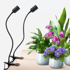 E26  / E27 double-ended clip lamp holder with switch for indoor plant growth bulbs,EDKFARM Grow Light System