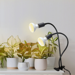 E26  / E27 double-ended clip lamp holder with switch for indoor plant growth bulbs,EDKFARM Grow Light System