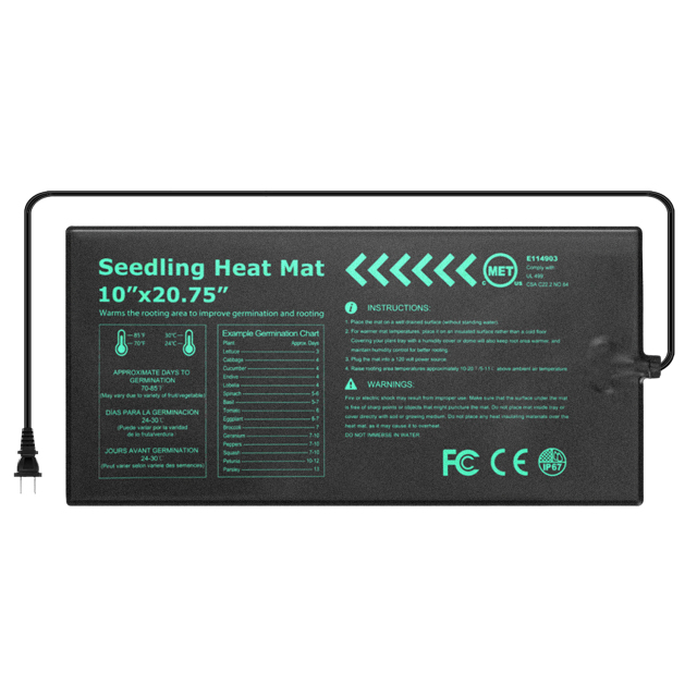 Seed Starter Heating Pad – Warmth Solution for Seed Germination and Indoor Gardening,EDKFARM Grow Light System