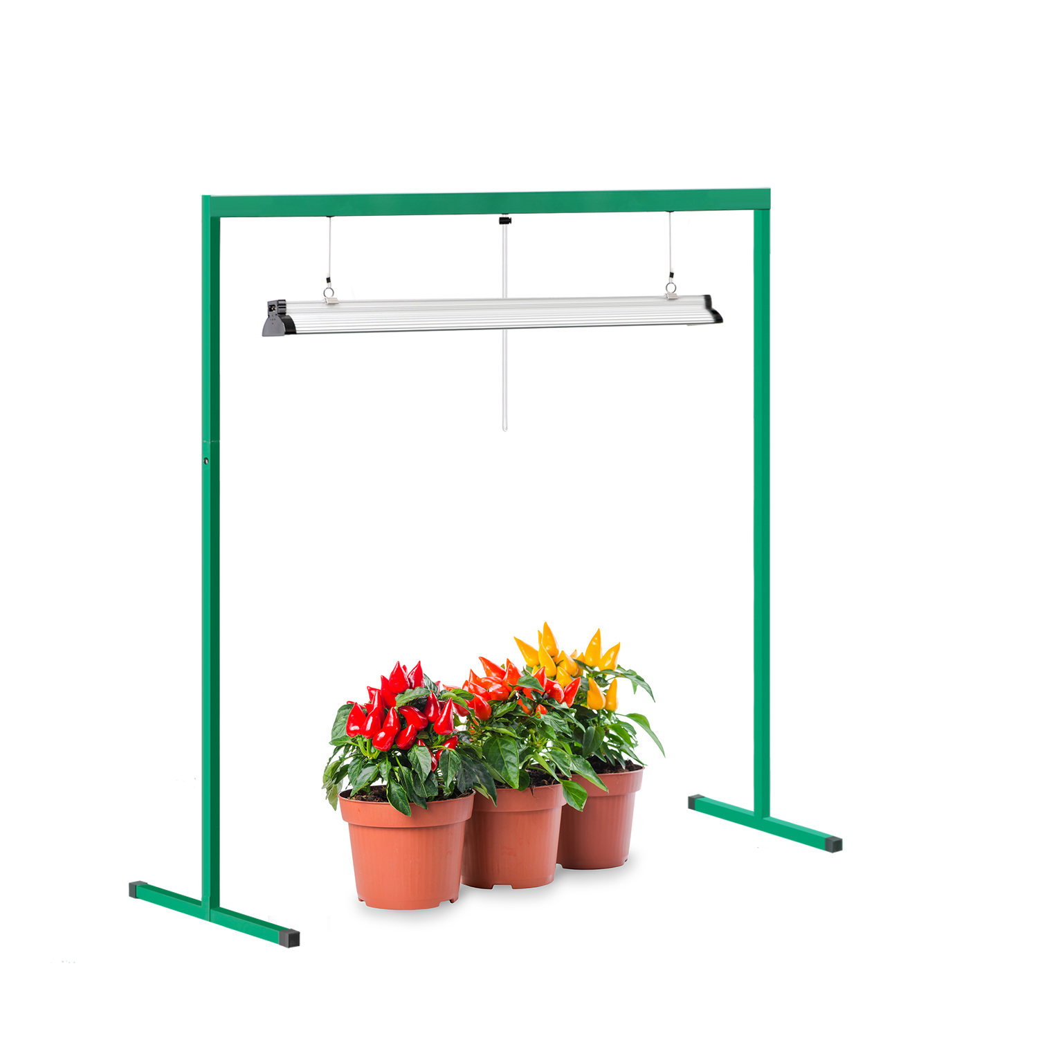 2FT/4FT Green Grow Light Rack – Hanging Support for T5/LED Lighting,EDKFARM Grow Light System
