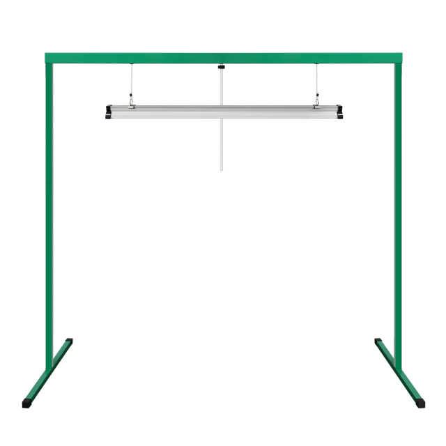 2FT/4FT Green Grow Light Rack – Hanging Support for T5/LED Lighting,EDKFARM Grow Light System