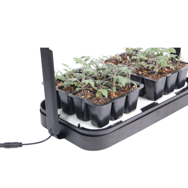 12-Cell Black Seedling Tray – Robust & Reusable Nursery Starter,EDKFARM Grow Light System