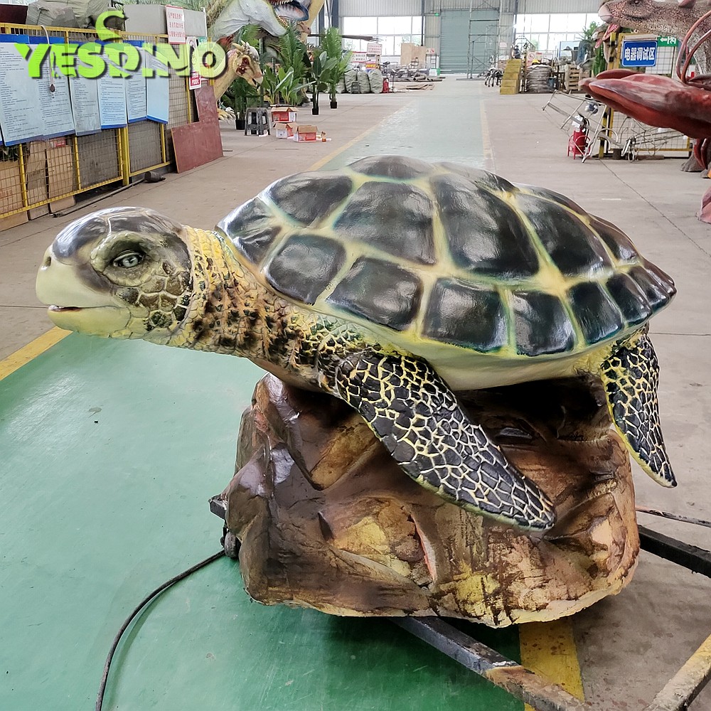 Realistic Silicone Animal Models Animatronic Sea Turtle