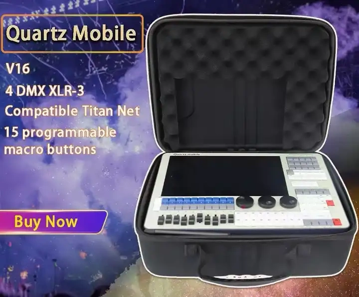 MINI Quartz Console V16 Titan Stage Lighting Controller For Party Lighting Classic DMX Stage Lights Console
