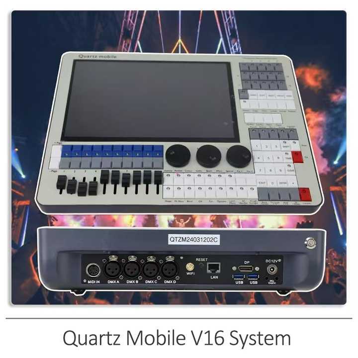 MINI Quartz Console V16 Titan Stage Lighting Controller For Party Lighting Classic DMX Stage Lights Console