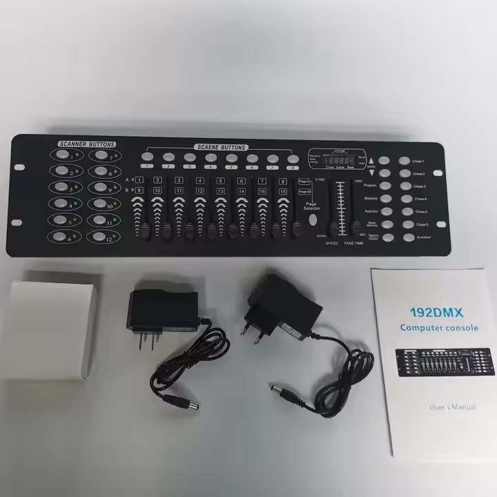 Professional Manufacture Stage light 192 dmx light controller dj controller 6