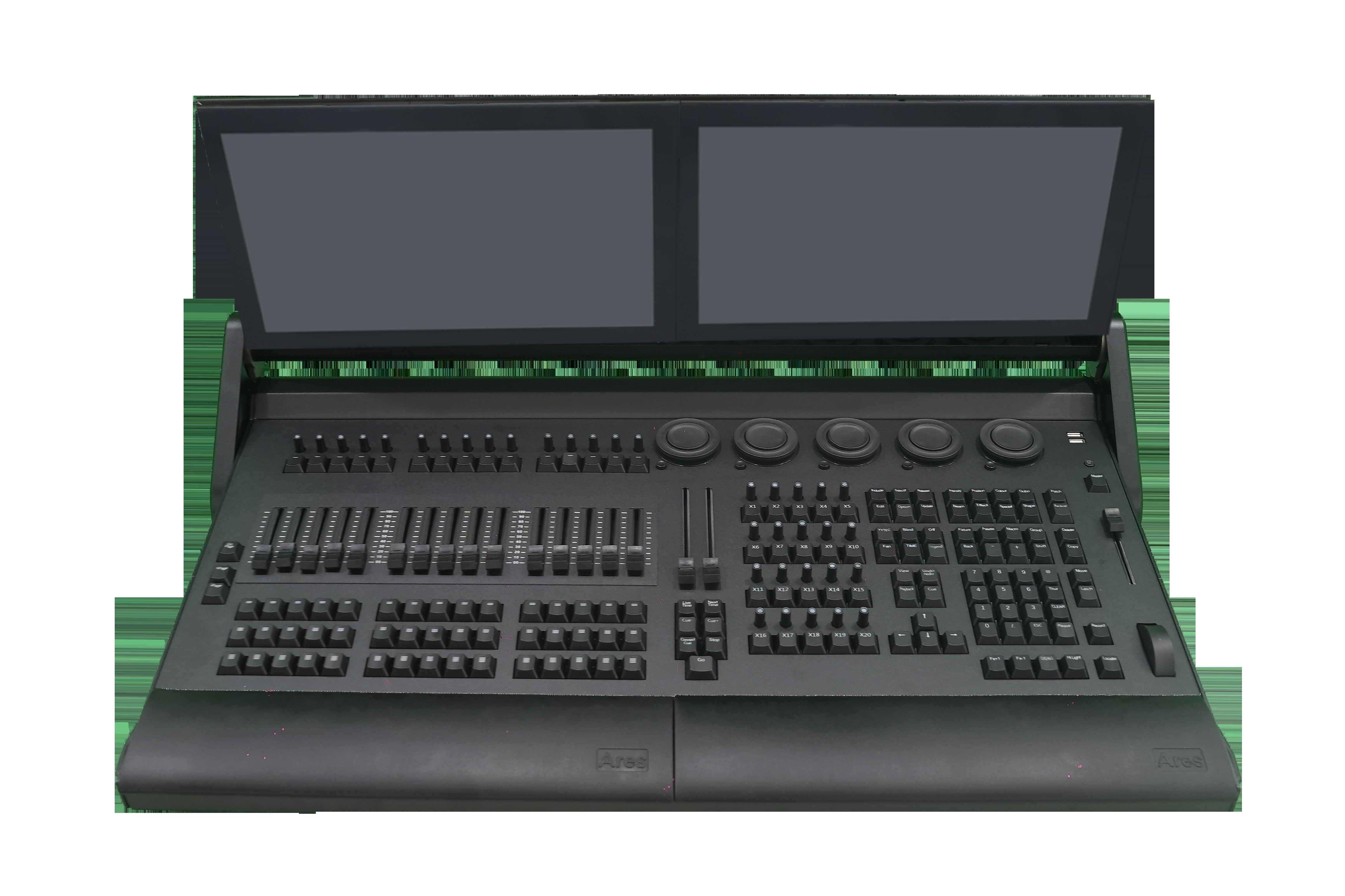 Dual -screen MA3 onPC compact XT dmx console for moving head Light Dimmer