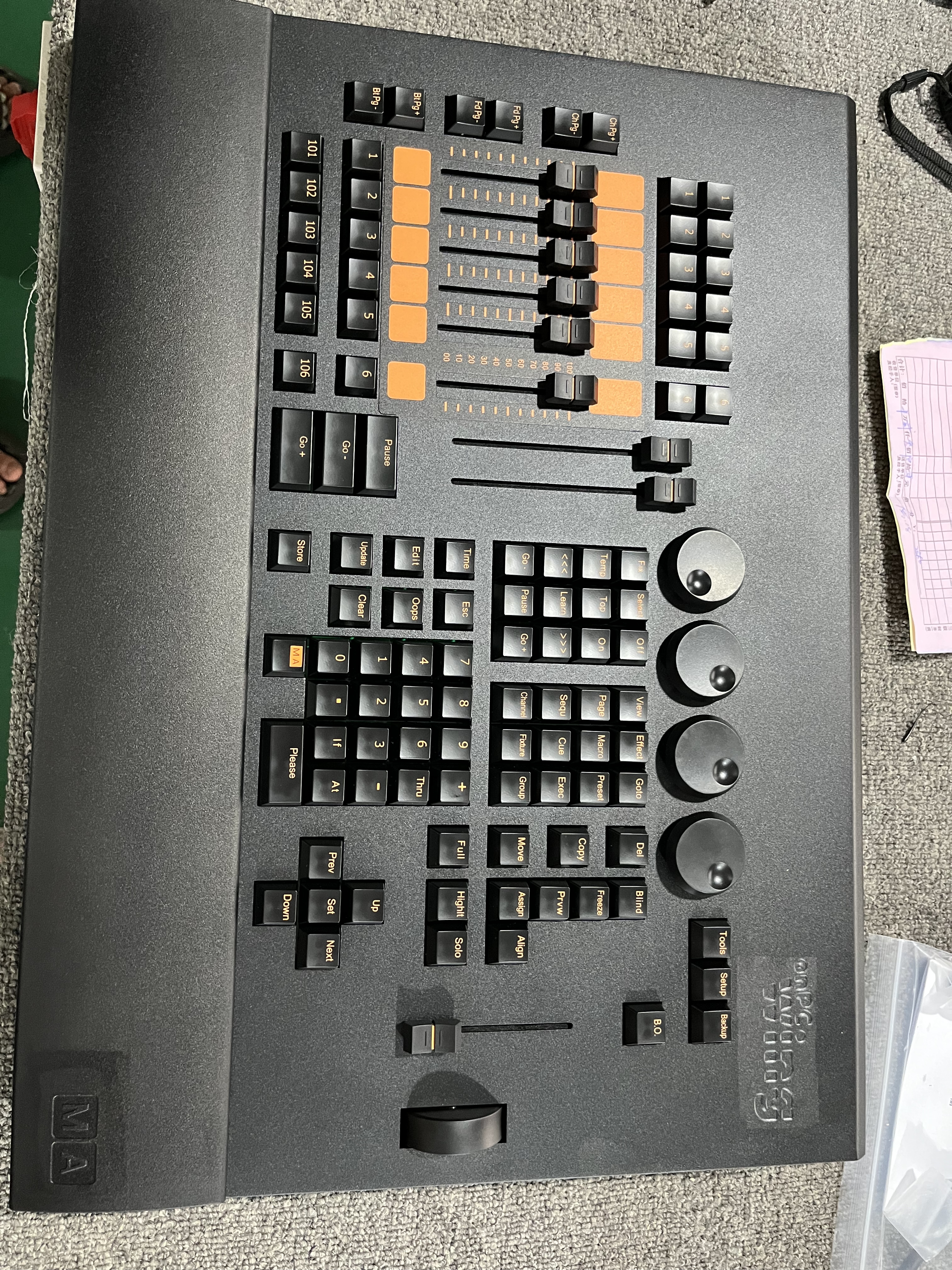 MA2 command wing Console stage light control led lighting console