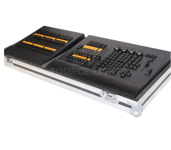 Professional Lighting Controller Stage Lights Console Moving Head DMX512 Party MA2 Command Wing + Fader Wing Combined Lighting
