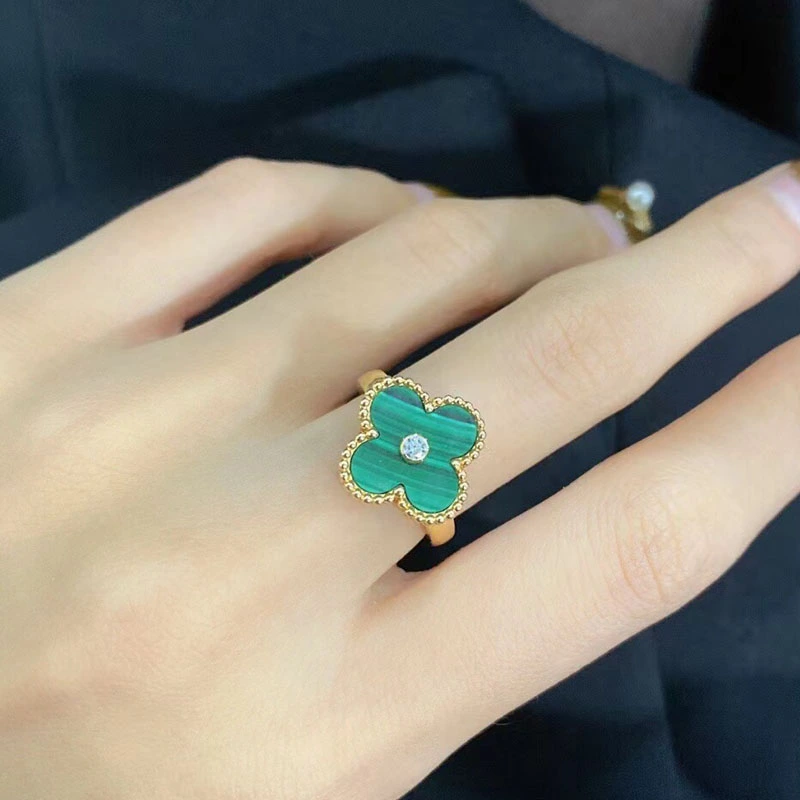 gold clover ring