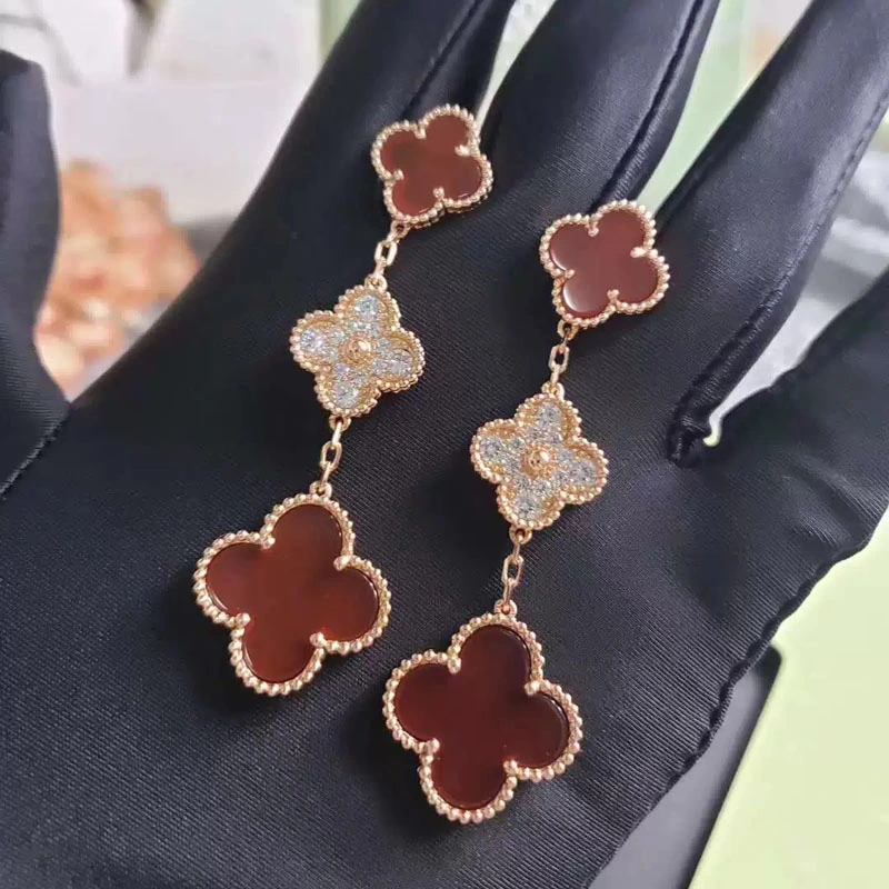 3 clover earrings