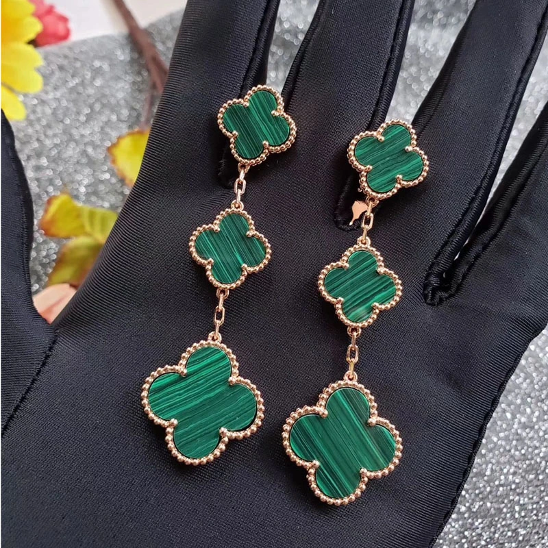 3 clover earrings