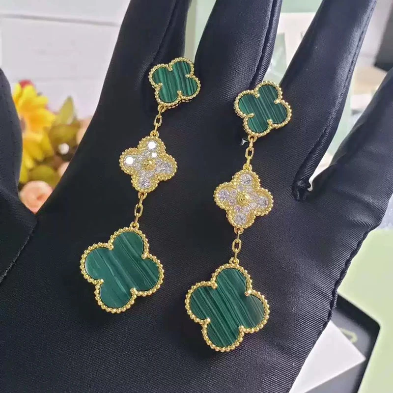 3 clover earrings