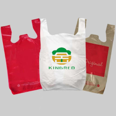 High Quality Vivid Printing Bio Natural Degradebale Compostable Handle Bags