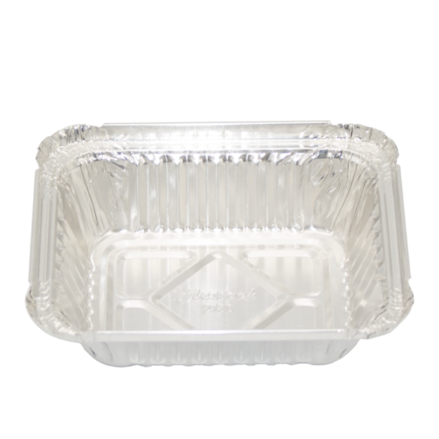 Disposable Logo Customized Food Packing Aluminum Foil Container 
