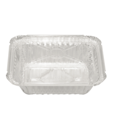 Disposable Logo Customized Food Packing Aluminum Foil Container 