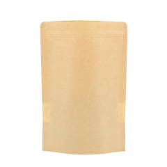 Food Grade Resealable Ziplock Stand Up Pouch Paper Bags For Food Packaging