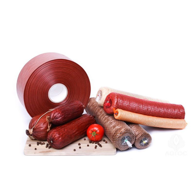 Printed Stick Type Shirred Plastic Sausage Casings For Sausages