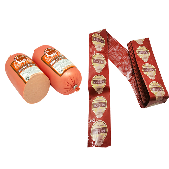 Synthetic Multilayer Heat Shrinking Flexography Printed Sausage Casing