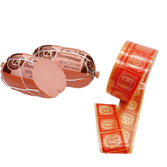 Synthetic Multilayer Heat Shrinking Flexography Printed Sausage Casing