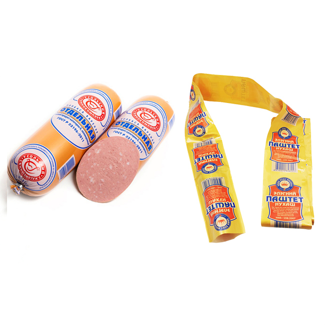 Artificial Sausage Casings High Barrier OEM Logo Printed Sausage Casing For Sausages