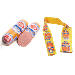 Artificial Sausage Casings High Barrier OEM Logo Printed Sausage Casing For Sausages