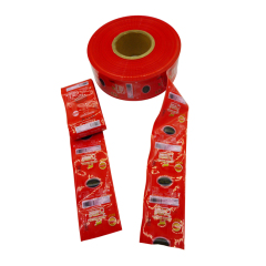 Sausage Casings Custom Color Flexography Printing Stictky Meat Polyamide Casings For Sausage Packaging